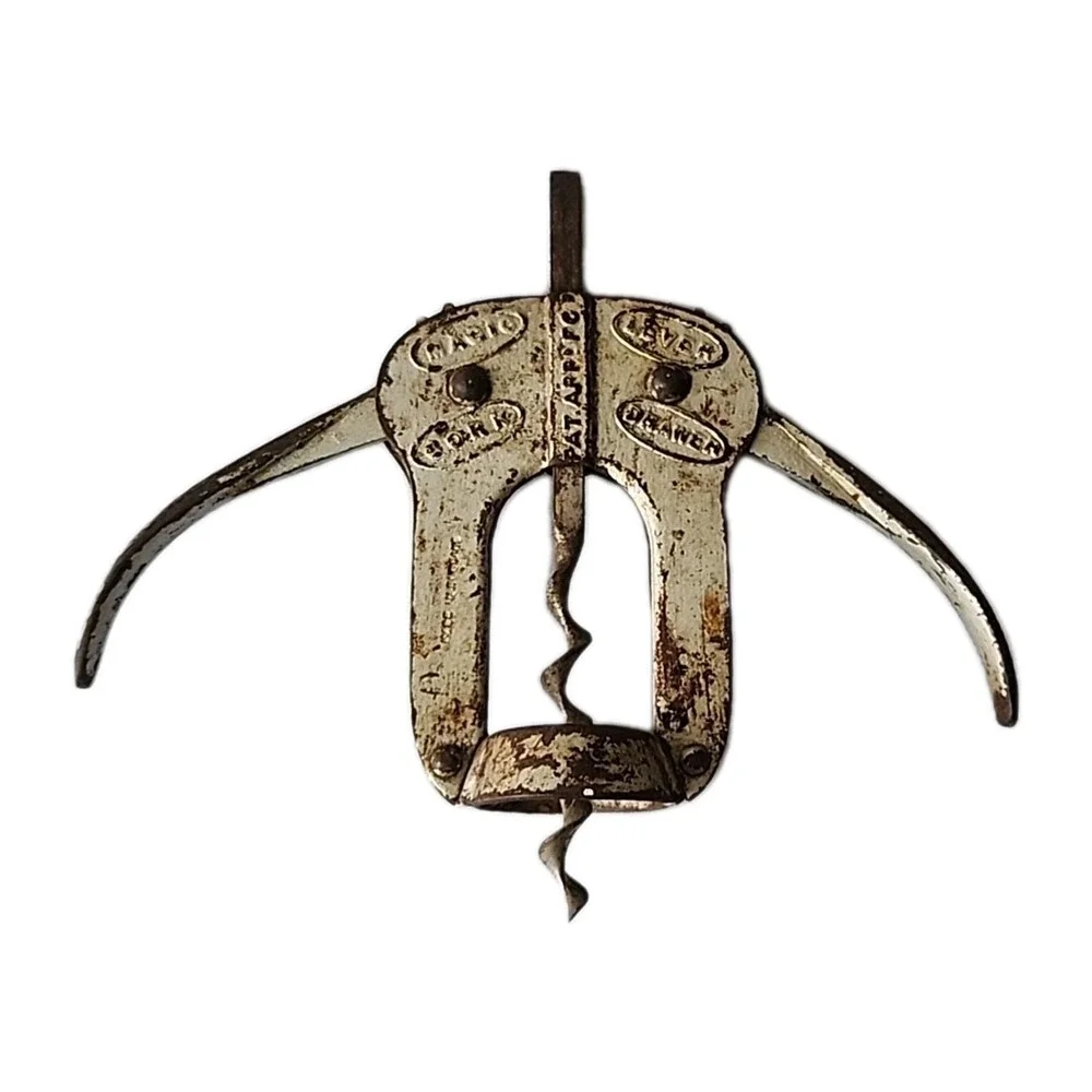 Antique Corkscrew Magic Lever Cork Drawer 